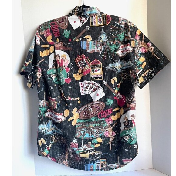 Reyn Spooner Vegas 8th Island Shirt Men’s Small Short Sleeve Button-Up Tailored - Picture 2 of 5